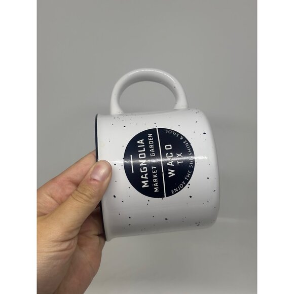 Magnolia Market Waco TX Garden Mug Camp Style Splatter Joanna Gaines 3.75" - Picture 7 of 8